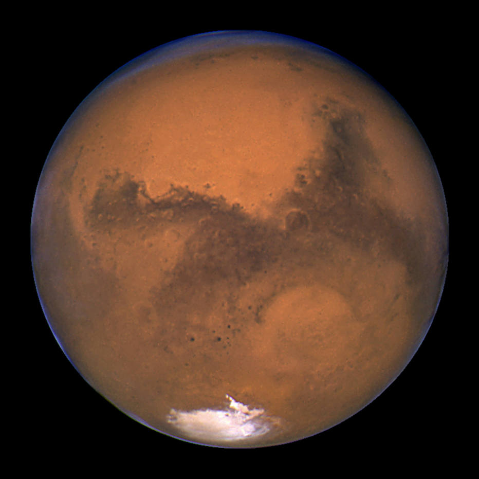 Reservas de oxigênio em Marte